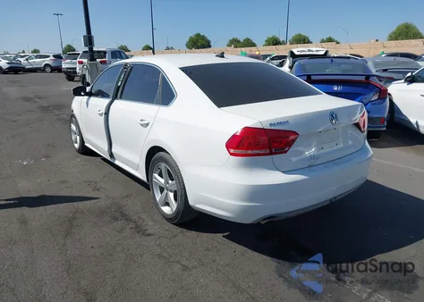 2013 Volkswagen Passat 2.5L Se from USA, damaged, VIN 1VWBP7A32DC046842